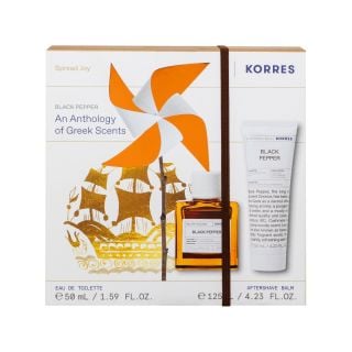 Korres Promo Black Pepper An Anthology of Greek Scents με Eau de Toilette 50ml & Aftershave Γαλάκτωμα 125ml