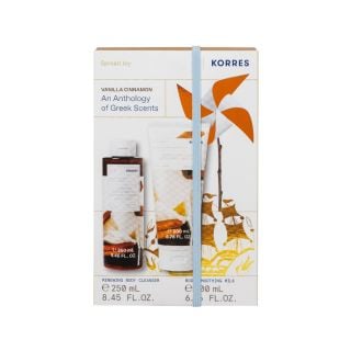 Korres Promo Vanilla Cinnamon An Anthology of Greek Scents με Αφρόλουτρο 250ml & Ενυδατικό Γαλάκτωμα Σώματος 200ml