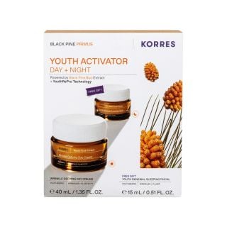 Korres Promo Black Pine Primus Youth Activator Κρέμα Νεότητας Ημέρας 40ml & Δώρο Κρέμα Νεότητας Νύχτας 15ml