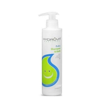 Hydrovit Baby Shampoo & Bath 300ml Ήπιο Βρεφικό Σαμπουάν & Αφρόλουτρο για Ευαίσθητο και Ατοπικό Δέρμα