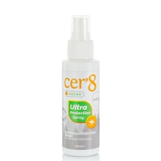 Cer 8 Ultra Protection Spray Άοσμο Εντομοαπωθητικό Σπρέι για Μέγιστη Προστασία 100ml