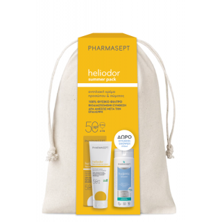 Pharmasept Promo Heliodor Summer Pack Sun Cream Αντηλιακό Προσώπου & Σώματος SPF50 150ml & Δώρο Hygienic Shower Αφρόλουτρο 250ml