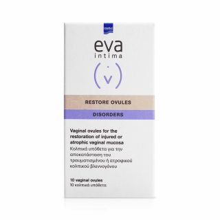 InterMed Eva Restore Vaginal Ovules 10 Κολπικά υπόθετα