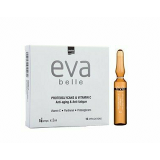 Intermed Eva Belle Proteoglycans & Vitamin C Αμπούλες για Πρόσωπο με Αντιρυτιδική & Αντιοξειδωτική Δράση 5x2ml