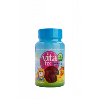 Intermed Vitafix Multi & Probio Gummies 60τμχ Ζελεδάκια με Γεύση Φράουλα