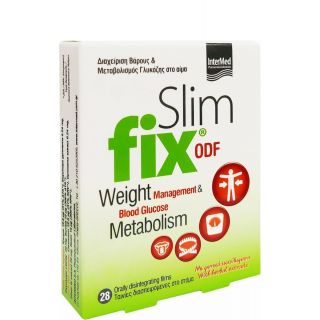 Intermed Slim Fix ODF Συμπλήρωμα Διατροφής για Ενίσχυση Μεταβολισμού σε Διασπειρόμενες Ταινίες 28τεμ