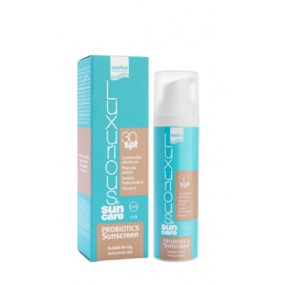 Intermed Luxurious Probiotics Fluid SPF30 Αντηλιακό Προσώπου με Προβιοτικά για Λιπαρό με Τάση Ακμής Δέρμα 75ml