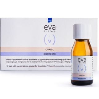 InterMed Eva Intima Ovasil Ειδικό Συμπλήρωμα Διατροφής για το Σύνδρομο Πολυκυστικών Ωοθηκών 10 x 10ml