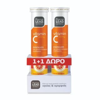 Pharmalead Vitamin C 1000mg 1+1 2x20 Αναβράζοντα δισκία