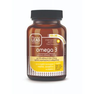PharmaLead Omega 3 90κάψουλες Συμπλήρωμα Διατροφής Ωμέγα 3