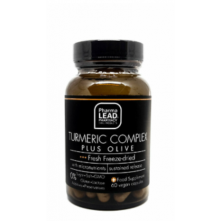 Pharmalead Turmeric Complex Plus Olive Κουρκουμάς & Ελιά για Ενισχυμένη Αντιοξειδωτική Δράση 60κάψουλες