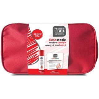 Pharmalead Promo Emostatic Duo First Aid Kit with Emostatic Spray 60ml & Alginate Nasal Hemostatic Dressing 2items