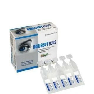 New Sept Eyes Οφθαλμικές Σταγόνες με Υαλουρονικό Οξύ & Χαμομήλι για Ξηροφθαλμία 30x0.5ml
