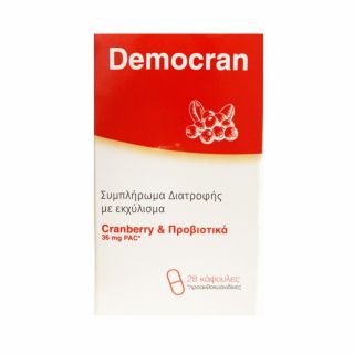 Demo Democran Cranberry 28κάψουλες Εκχύλισμα Cranberry & Προβιοτικά