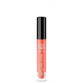 Garden Liquid Lipstick Matte Coral Peach 03 4ml Υγρό Ματ Κραγιόν Μακράς Διαρκείας 