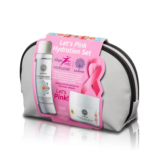 Garden Promo Lets Pink Eνυδατική Κρέμα με Λευκό Νούφαρο για Πρόσωπο - Μάτια 50ml & Δώρο Micellar Νερό Καθαρισμού 3in1 με Βιταμίνη C 100ml & Νεσεσέρ 1τμχ
