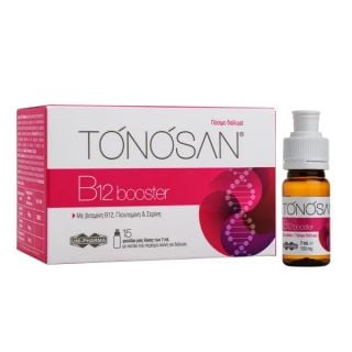 Uni-Pharma TONOSAN B12 Booster 15x7ml Με βιταμίνη Β12, γλουταμίνη & σερίνη