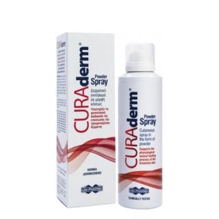 Uni-Pharma CURAderm Powder Spray για Επούλωση Τραυμάτων 125ml