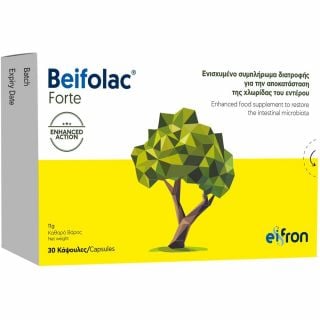 Eifron Beifolac Forte 30 Capsules Advanced Probiotic Supplement for Gut Flora Restoration