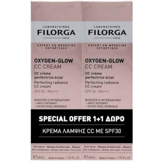 Filorga Promo Oxygen-Glow CC Perfecting Radiance Cream Spf30 2x40ml