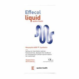 Epsilon Health Effecol Liquid Food Supplement For Constipation & Bloating 10x30ml