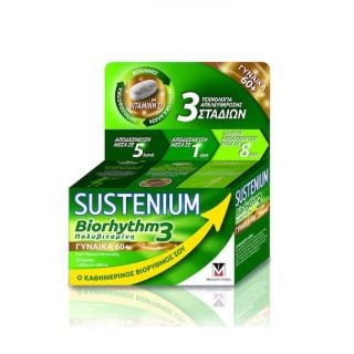 Menarini Sustenium Biorhythm3 Woman 60+ Πολυβιταμίνη Για Γυναίκες 60+ 30κάψουλες