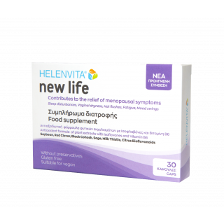 Helenvita New Life 30caps for Hormonal Balance & Menopause Support