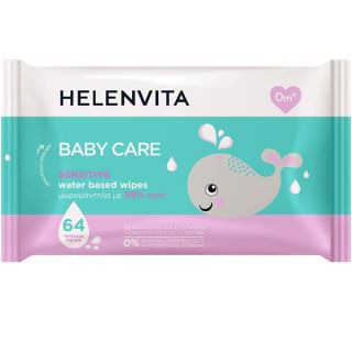 Helenvita Baby Care Sensitive Water Based Wipes 64pcs