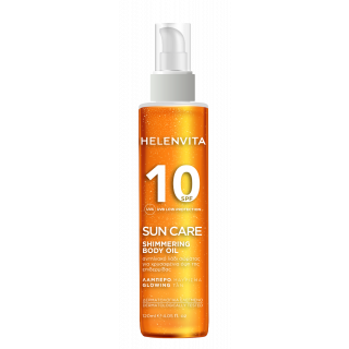 Helenvita Sun Care Αντηλιακό Λάδι Σώματος για Χρυσαφένια Όψη Επιδερμίδας SPF10 120ml