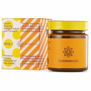 Symbeeosis Greek Organic Honey & Turmeric 280gr Βιολογικό Μέλι με Κουρκουμά