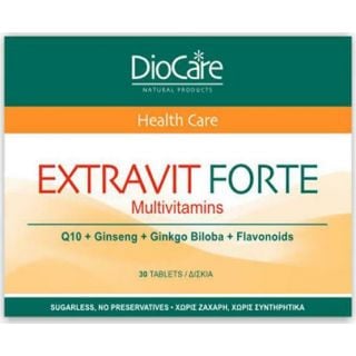 DioCare Extravit Forte Πολυβιταμινούχο Συμπλήρωμα Διατροφής 30ταμπλέτες