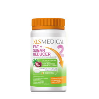 XLS Medical Fat+Sugar Reducer για Μείωση Πρόσληψης Θερμίδων από Λιπαρά & Σάκχαρα 120ταμπλέτες