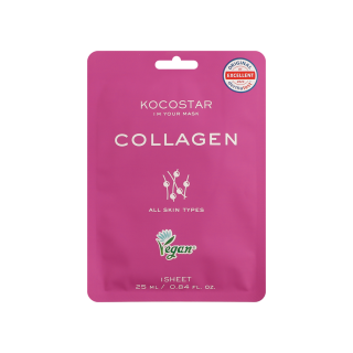 Kocostar Collagen Face Mask 25ml Revitalizing Sheet Mask with Plant-Based Collagen
