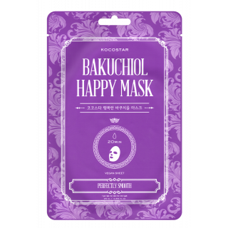 Kocostar Bakuchiol Happy Mask 25ml Gentle Sheet Mask with Bakuchiol & CICA Complex