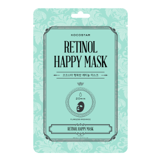 Kocostar Retinol Happy Mask 25ml Retinol Sheet Mask for Radiance & Anti-Aging