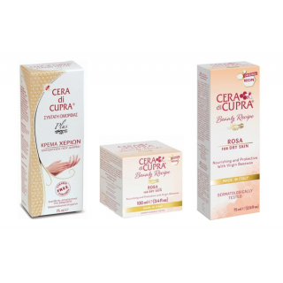 Cera di Cupra Promo Κρέμα Χεριών 75ml & Rosa Ενυδατική Αντιγηραντική Κρέμα Προσώπου 100+75ml
