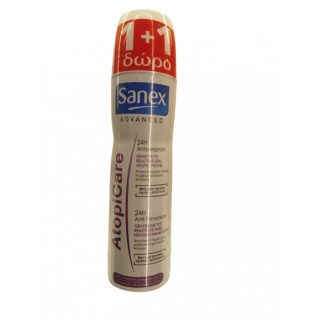 Sanex AtopiCare 24h Anti-Transpirant Body Spray 2x150ml Αποσμητικό Σώματος