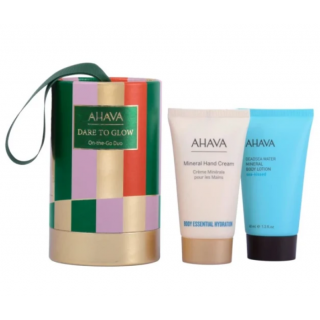 Ahava Promo Dare to Glow On-The-Go Duo with Mineral Hand Cream 40ml & Mineral Body Lotion Sea Kissed 40ml