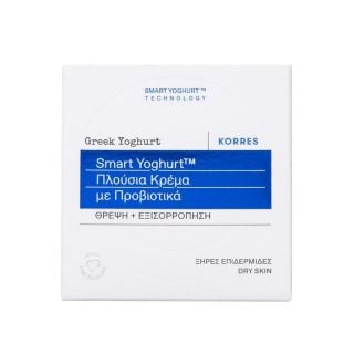 Korres Greek Yoghurt Smart Yoghurt Probiotic Intense Cream for Dry Skin 40ml Πλούσια Κρέμα Προσώπου για Ξηρές Επιδερμίδες