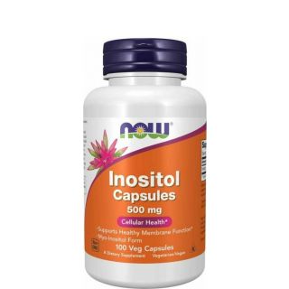 Now Inositol 500mg 100φυτ.κάψουλες Συμπλήρωμα Ινοσιτόλης