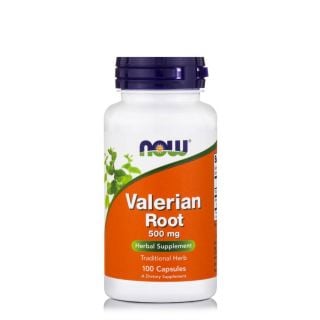 Now Foods Valerian Root 500mg Συμπλήρωμα Διατροφής με Ηρεμιστικές & Χαλαρωτικές Ιδιότητες 100κάψουλες