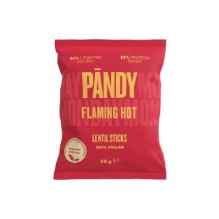 Pandy Vegan Flaming Hot Lentil Sticks 50gr