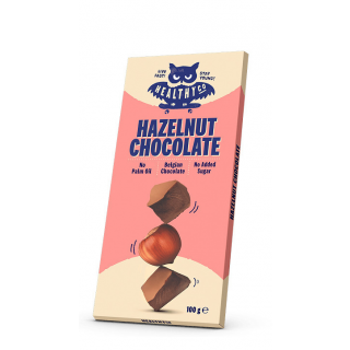 Healthy Co Σοκολάτα Γάλακτος Xωρίς Ζάχαρι Με Φουντούκι 100gr