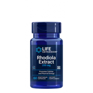 Life Extension Rhodiola Extract 3% Rosavins 250mg 60 Φυτικές Κάψουλες