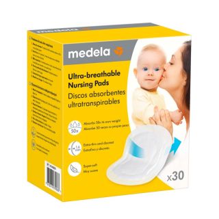 Medela Ultra-Βreathable Nursing Pads 30 Items