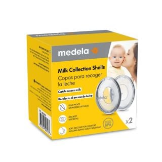 Medela Milk Collection Shells 2 items Κελύφη Συλλογής Μητρικού Γάλακτος