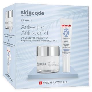 Skincode Promo Anti-Aging & Anti-Spot 24h Cellular Anti-Aging Cream 50ml & Brightening Protective Spf50 Face Shield 30ml