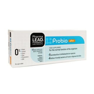 Pharmalead Probio Plus 10 κάψουλες Προβιοτικά Για Αποκατάσταση Εντερικής Χλωρίδας