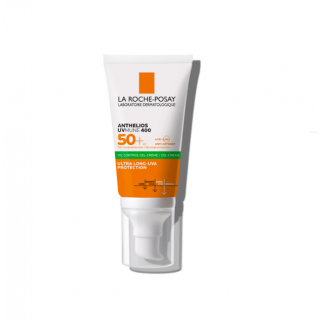 La Roche Posay Anthelios UVmune 400 Oil Control Gel-Cream SPF50+ 50ml Αντιηλιακή Προστασία για το Πρόσωπο για Λιπαρό Δέρμα