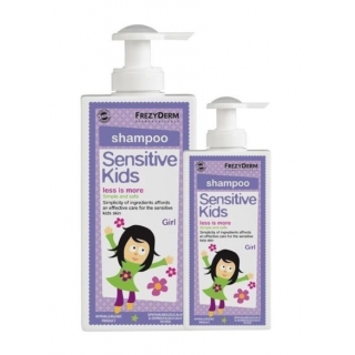 Frezyderm Sensitive Kid's Shampoo Girl Σαμπουάν για Κορίτσια 200ml + ΔΩΡΟ Εππλέον Ποσότητα 100ml